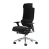Cromad Senior SE1500 Silla de Oficina - Altura Ajustable con Elevador de Gas de Grado 4 - Reposacabezas y Respaldo Regulables -