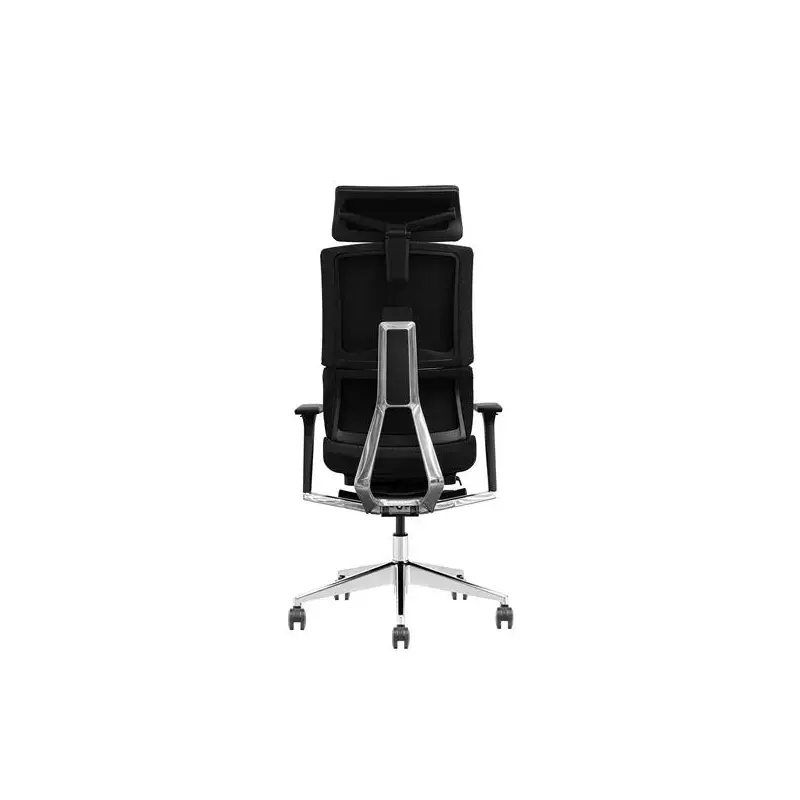 Cromad Senior SE1500 Silla de Oficina - Altura Ajustable con Elevador de Gas de Grado 4 - Reposacabezas y Respaldo Regulables -
