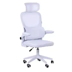 Mars Gaming MGC-ERGOPRO Silla de Oficina Ergonomica - Reposacabezas, Soporte Lumbar y Reposabrazos Ajustable - Malla Transpirabl