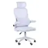 Mars Gaming MGC-ERGOPRO Silla de Oficina Ergonomica - Reposacabezas, Soporte Lumbar y Reposabrazos Ajustable - Malla Transpirabl
