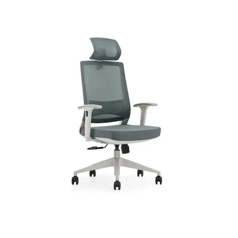 Cromad Gama Senior SE3000 Silla de Oficina - Piston de Gas de Grado 4 - Soporte Lumbar y Cervical - Respaldo de Malla - Reposabr