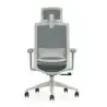 Cromad Gama Senior SE3000 Silla de Oficina - Piston de Gas de Grado 4 - Soporte Lumbar y Cervical - Respaldo de Malla - Reposabr