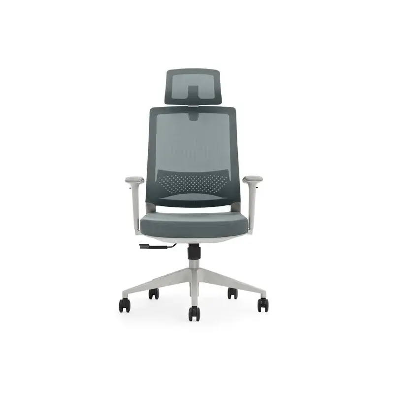 Cromad Gama Senior SE3000 Silla de Oficina - Piston de Gas de Grado 4 - Soporte Lumbar y Cervical - Respaldo de Malla - Reposabr