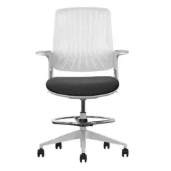 Cromad Elevare Pro Silla de Oficina - Elevador de Gas - Respaldo Ergonomico - Inclinacion Ajustable - Resistencia Extrema al Des