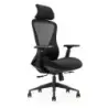 Cromad Gama Senior SE5000 Silla de Oficina - Piston de Gas de Grado 4 - Soportes Lumbar y Cervical Ajustables - Respaldo de Mall
