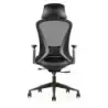 Cromad Gama Senior SE5000 Silla de Oficina - Piston de Gas de Grado 4 - Soportes Lumbar y Cervical Ajustables - Respaldo de Mall
