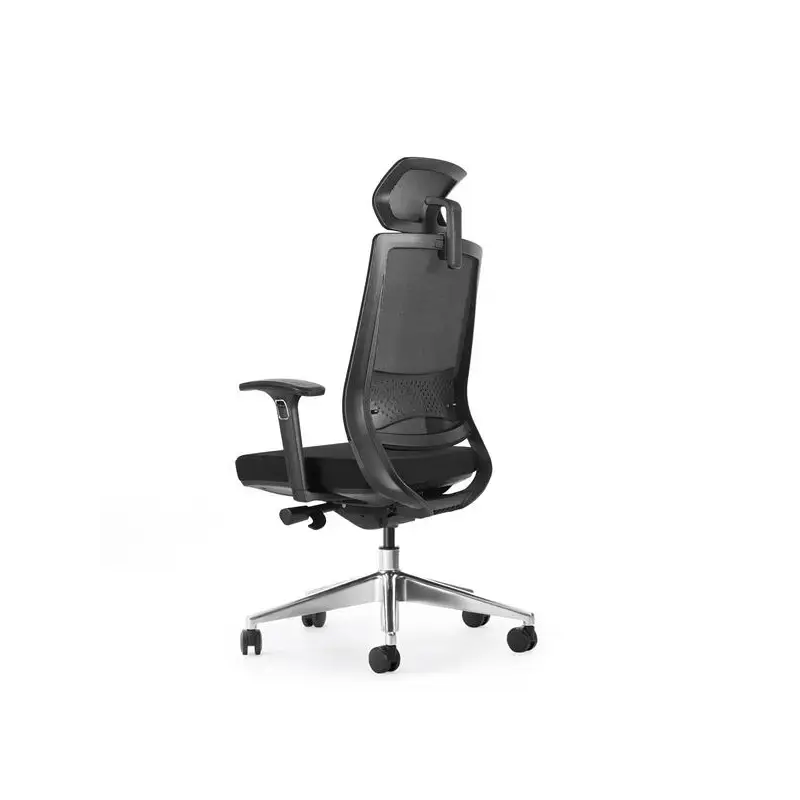 Cromad Senior SE1600 Silla de Oficina - Altura Ajustable con Elevador de Gas de Grado 4 - Soporte Lumbar y Reposacabezas Ajustab