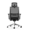Cromad Senior SE1600 Silla de Oficina - Altura Ajustable con Elevador de Gas de Grado 4 - Soporte Lumbar y Reposacabezas Ajustab