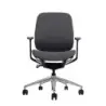 Cromad Zenith Collection Silla de Oficina - Piston de Gas de Grado 4 - Respaldo Ergonomico - Reposabrazos Ajustables - Color Neg