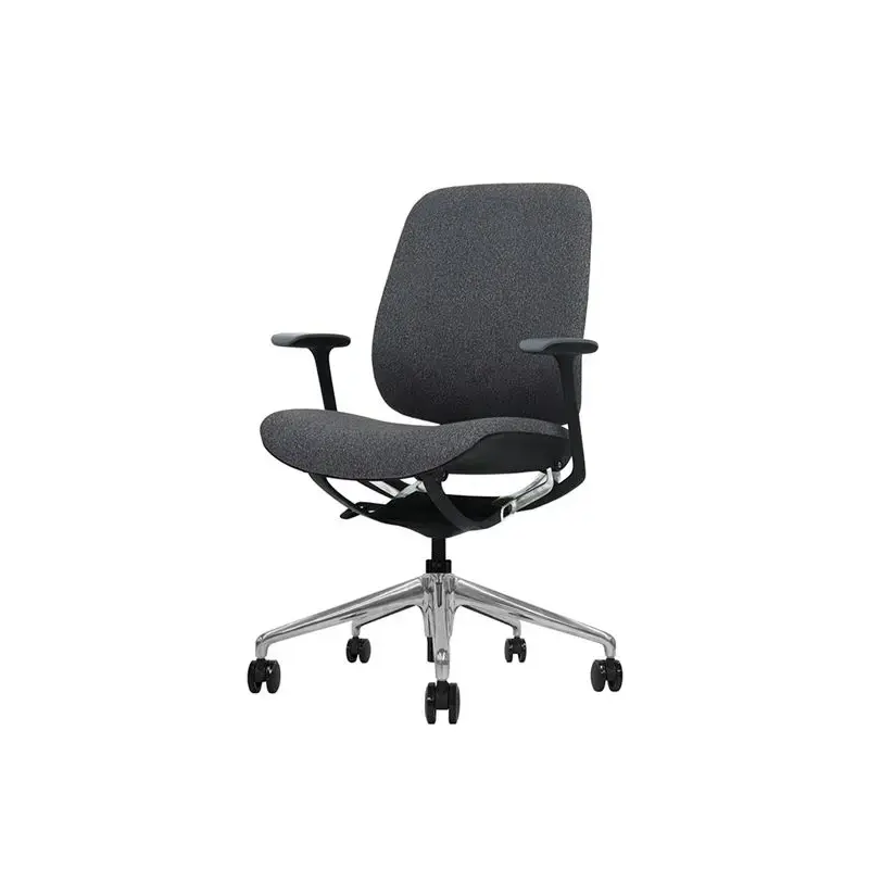 Cromad Zenith Collection Silla de Oficina - Piston de Gas de Grado 4 - Respaldo Ergonomico - Reposabrazos Ajustables - Color Neg
