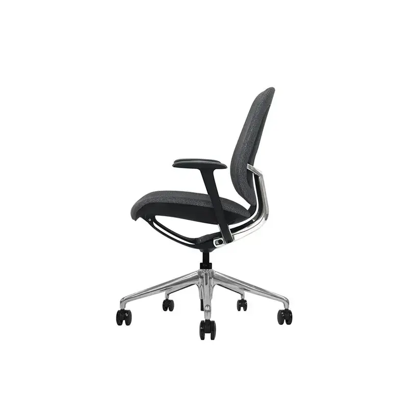 Cromad Zenith Collection Silla de Oficina - Piston de Gas de Grado 4 - Respaldo Ergonomico - Reposabrazos Ajustables - Color Neg