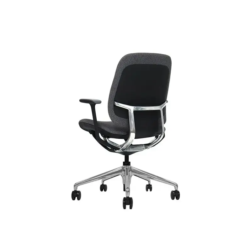 Cromad Zenith Collection Silla de Oficina - Piston de Gas de Grado 4 - Respaldo Ergonomico - Reposabrazos Ajustables - Color Neg
