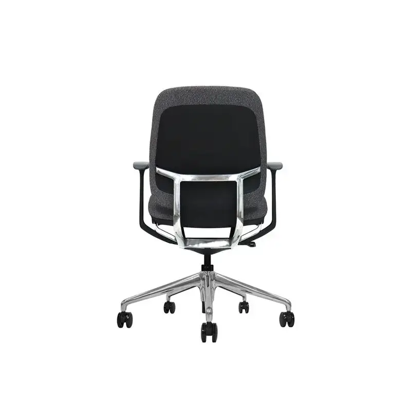 Cromad Zenith Collection Silla de Oficina - Piston de Gas de Grado 4 - Respaldo Ergonomico - Reposabrazos Ajustables - Color Neg