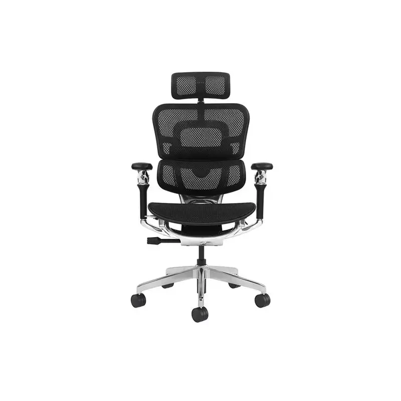 Cromad Aeris Supreme Silla de Oficina - Piston de Gas de Grado 4 - Soporte Lumbar Dividido con Ajuste de Tension - Reposacabezas