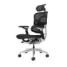 Cromad Aeris Supreme Silla de Oficina - Piston de Gas de Grado 4 - Soporte Lumbar Dividido con Ajuste de Tension - Reposacabezas