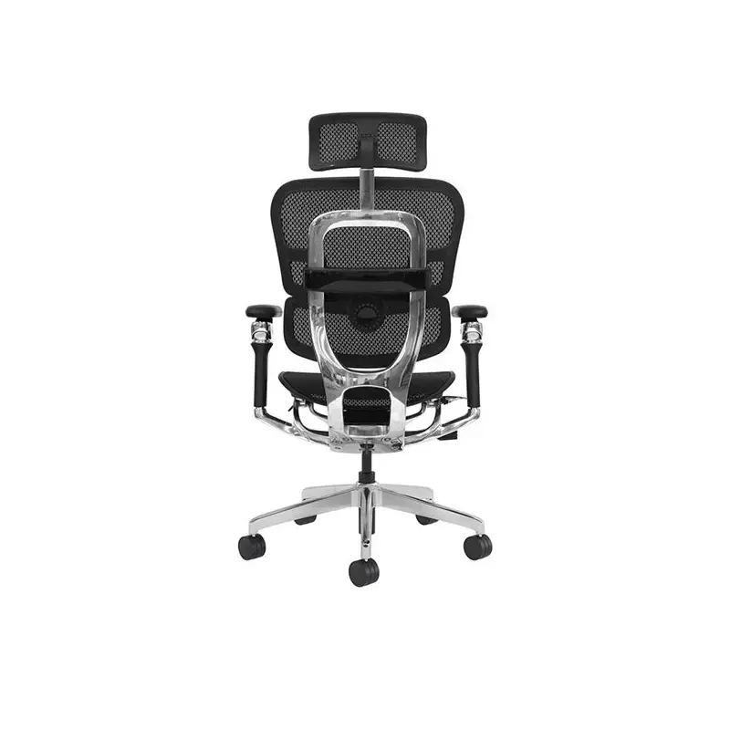 Cromad Aeris Supreme Silla de Oficina - Piston de Gas de Grado 4 - Soporte Lumbar Dividido con Ajuste de Tension - Reposacabezas
