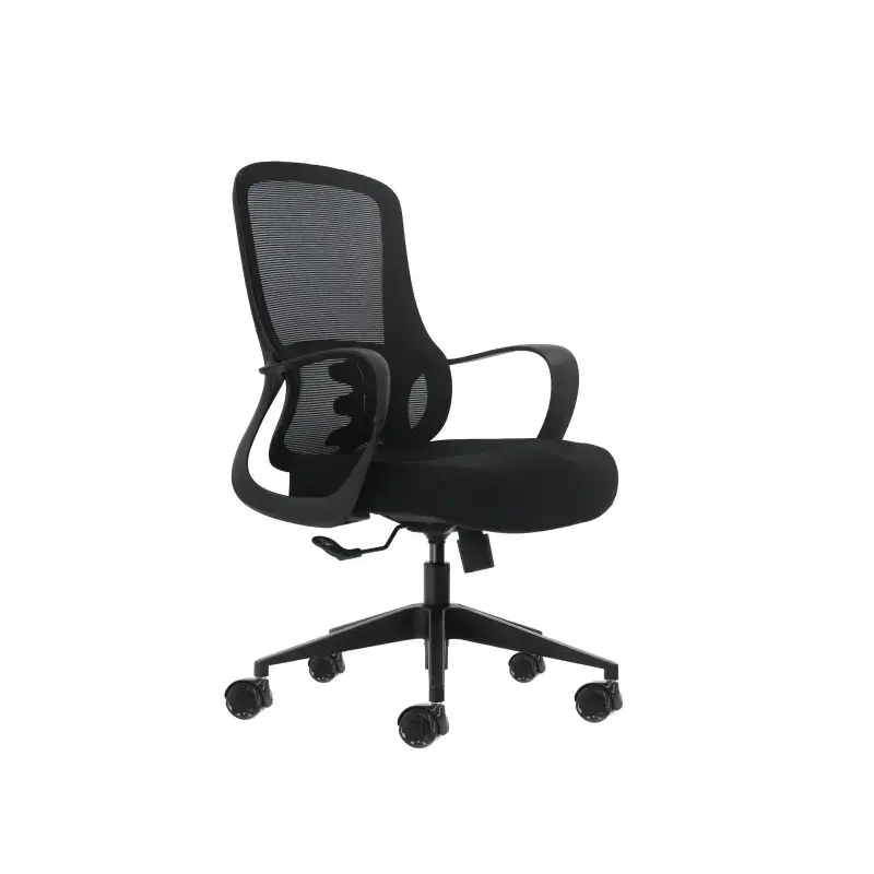 Oqonos Cherg 006 Silla de Oficina Ergonomica con Respaldo de Malla Transpirable, Piston de Gas Clase 4, Soporte Lumbar, Reposabr