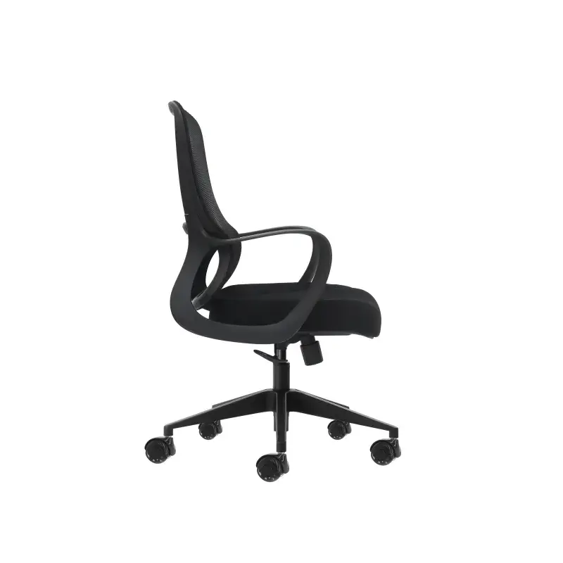 Oqonos Cherg 006 Silla de Oficina Ergonomica con Respaldo de Malla Transpirable, Piston de Gas Clase 4, Soporte Lumbar, Reposabr