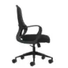 Oqonos Cherg 006 Silla de Oficina Ergonomica con Respaldo de Malla Transpirable, Piston de Gas Clase 4, Soporte Lumbar, Reposabr