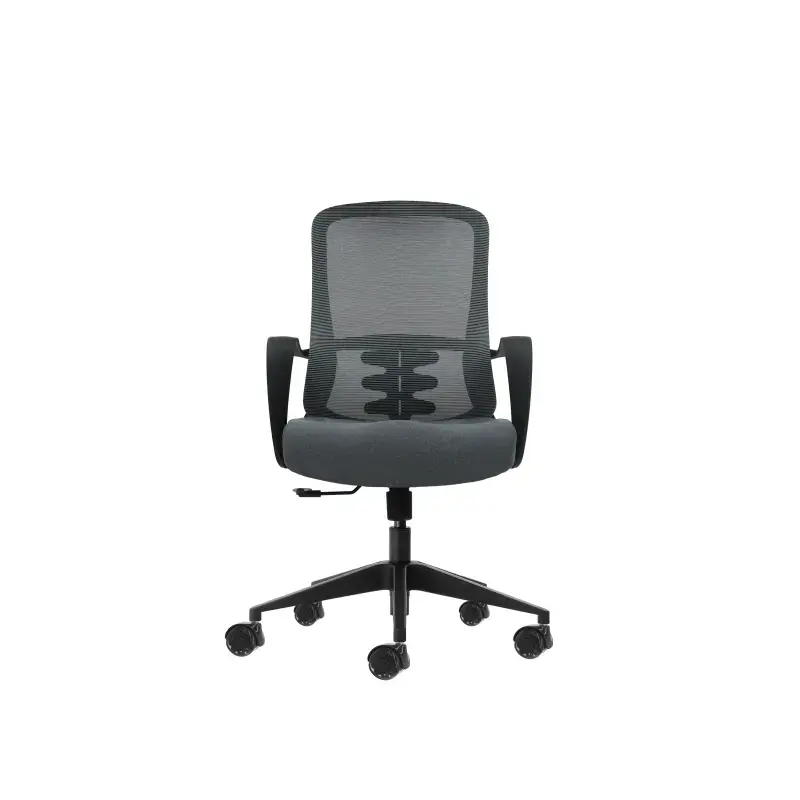 Oqonos Cherg 007 Silla de Oficina Ergonomica con Respaldo de Malla Transpirable, Piston de Gas Clase 4, Soporte Lumbar, Reposabr