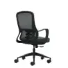 Oqonos Cherg 007 Silla de Oficina Ergonomica con Respaldo de Malla Transpirable, Piston de Gas Clase 4, Soporte Lumbar, Reposabr