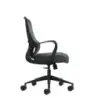 Oqonos Cherg 007 Silla de Oficina Ergonomica con Respaldo de Malla Transpirable, Piston de Gas Clase 4, Soporte Lumbar, Reposabr