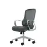 Oqonos Cherg 009 Silla de Oficina Ergonomica con Respaldo de Malla Transpirable, Piston de Gas Clase 4, Soporte Lumbar, Reposabr