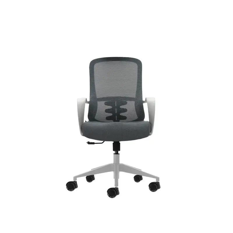 Oqonos Cherg 009 Silla de Oficina Ergonomica con Respaldo de Malla Transpirable, Piston de Gas Clase 4, Soporte Lumbar, Reposabr