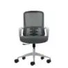 Oqonos Cherg 009 Silla de Oficina Ergonomica con Respaldo de Malla Transpirable, Piston de Gas Clase 4, Soporte Lumbar, Reposabr