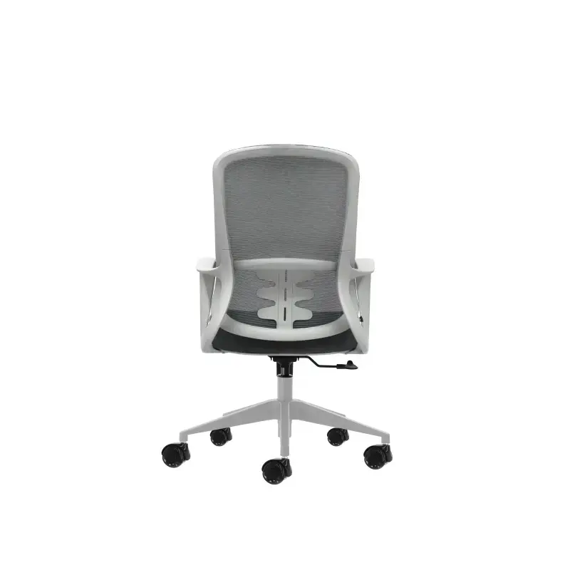 Oqonos Cherg 009 Silla de Oficina Ergonomica con Respaldo de Malla Transpirable, Piston de Gas Clase 4, Soporte Lumbar, Reposabr