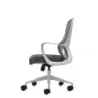 Oqonos Cherg 009 Silla de Oficina Ergonomica con Respaldo de Malla Transpirable, Piston de Gas Clase 4, Soporte Lumbar, Reposabr