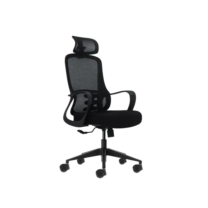 Oqonos Cherg 004 Silla de Oficina Ergonomica con Reposacabezas Cervical Ajustable, Respaldo de Malla Transpirable, Piston de Gas