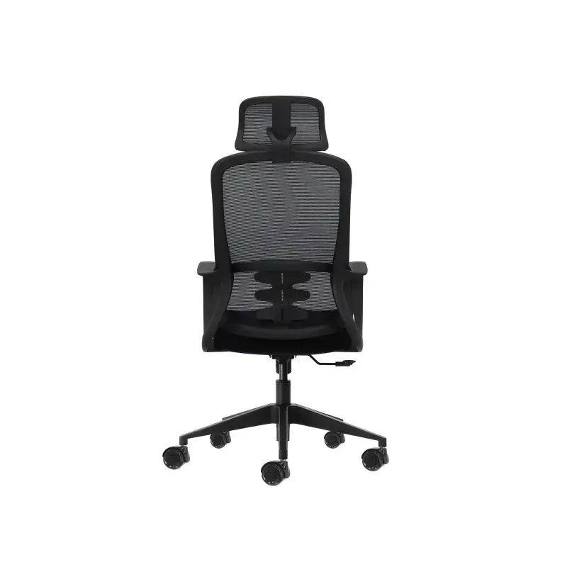 Oqonos Cherg 004 Silla de Oficina Ergonomica con Reposacabezas Cervical Ajustable, Respaldo de Malla Transpirable, Piston de Gas