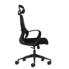 Oqonos Cherg 004 Silla de Oficina Ergonomica con Reposacabezas Cervical Ajustable, Respaldo de Malla Transpirable, Piston de Gas