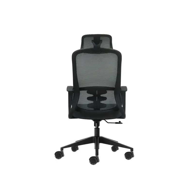 Oqonos Cherg 005 Silla de Oficina Ergonomica con Reposacabezas Cervical Ajustable, Respaldo de Malla Transpirable, Piston de Gas