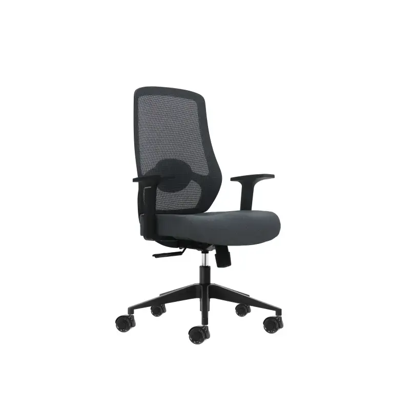 Oqonos Cherg 002 Silla de Oficina Ergonomica con Soporte Lumbar Ajustable en Altura y Profundidad, Respaldo de Malla Transpirabl