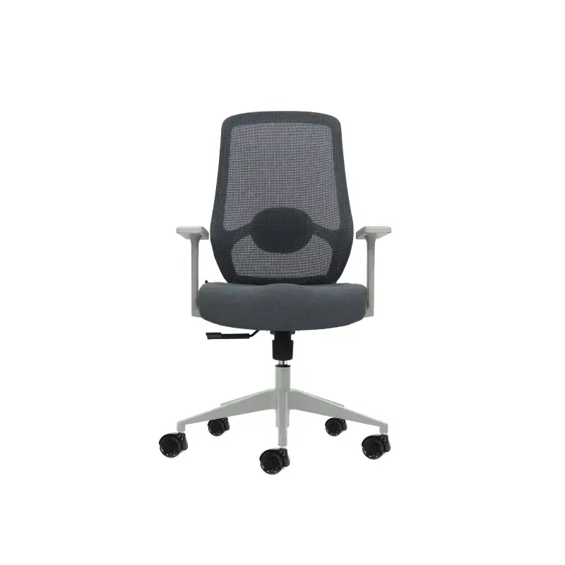 Oqonos Cherg 003 Silla de Oficina Ergonomica con Soporte Lumbar Ajustable en Altura y Profundidad, Respaldo de Malla Transpirabl
