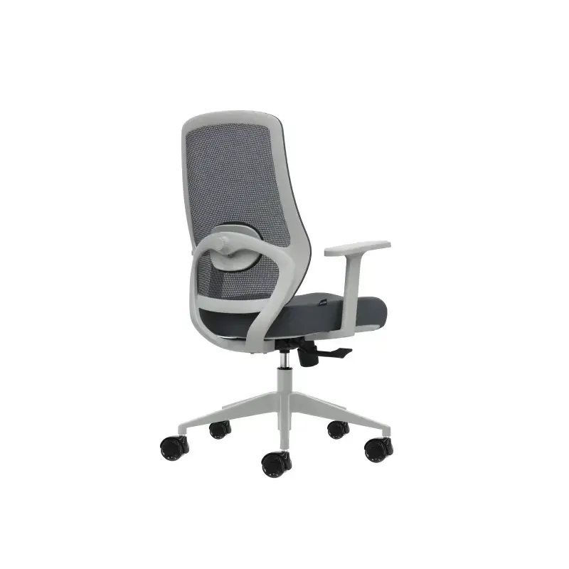 Oqonos Cherg 003 Silla de Oficina Ergonomica con Soporte Lumbar Ajustable en Altura y Profundidad, Respaldo de Malla Transpirabl