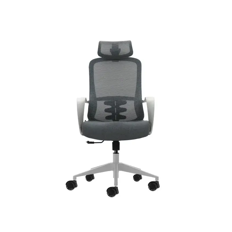Oqonos Cherg 008 Silla de Oficina Ergonomica con Reposacabezas Cervical Ajustable, Respaldo de Malla Transpirable, Piston de Gas