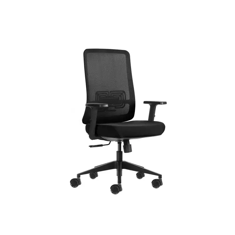 Oqonos Cherg 017 Silla de Oficina Ergonomica con Tejido Impermeable, Mecanismo Autobalanceado, Soporte Lumbar Ajustable, Reposab