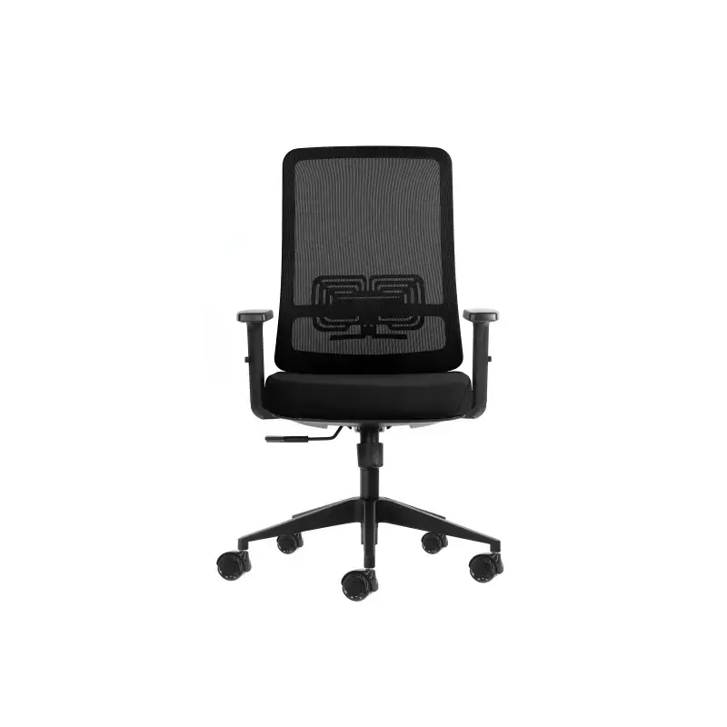 Oqonos Cherg 017 Silla de Oficina Ergonomica con Tejido Impermeable, Mecanismo Autobalanceado, Soporte Lumbar Ajustable, Reposab
