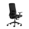 Oqonos Cherg 017 Silla de Oficina Ergonomica con Tejido Impermeable, Mecanismo Autobalanceado, Soporte Lumbar Ajustable, Reposab
