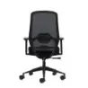 Oqonos Cherg 024 Silla de Oficina Ergonomica con Soporte Lumbar Ajustable en Altura y Profundidad, Reposabrazos 4D, Piston de Ga