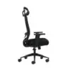 Oqonos Cherg 016 Silla de Oficina Ergonomica con Reposacabezas Cervical Ajustable, Tejido Impermeable, Mecanismo Autobalanceado,