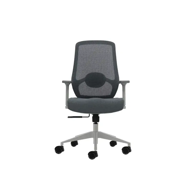 Oqonos Cherg 026 Silla de Oficina Ergonomica con Soporte Lumbar Ajustable en Altura y Profundidad, Reposabrazos 4D, Piston de Ga