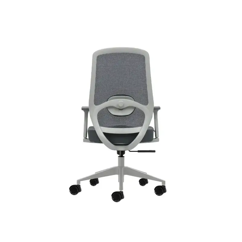 Oqonos Cherg 026 Silla de Oficina Ergonomica con Soporte Lumbar Ajustable en Altura y Profundidad, Reposabrazos 4D, Piston de Ga