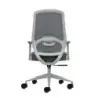 Oqonos Cherg 026 Silla de Oficina Ergonomica con Soporte Lumbar Ajustable en Altura y Profundidad, Reposabrazos 4D, Piston de Ga