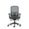 Oqonos Cherg 020 Silla de Oficina Ergonomica con Mecanismo Autobalanceado, Reposabrazos 4D, Asiento Deslizable y Ruedas de Silic