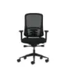 Oqonos Cherg 021 Silla de Oficina Ergonomica con Mecanismo Autobalanceado, Reposabrazos 4D, Asiento Deslizable y Ruedas de Silic