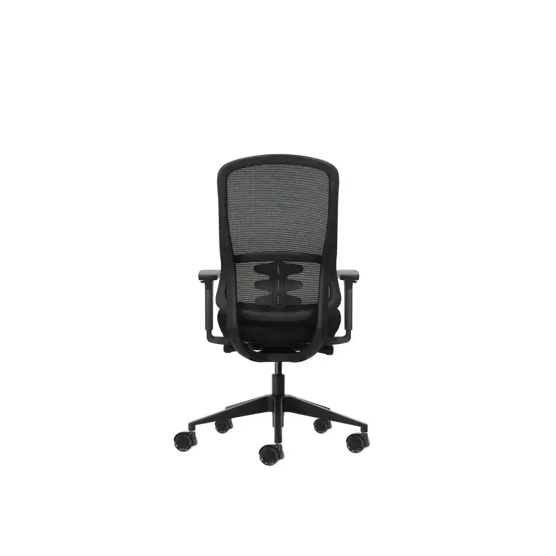 Oqonos Cherg 021 Silla de Oficina Ergonomica con Mecanismo Autobalanceado, Reposabrazos 4D, Asiento Deslizable y Ruedas de Silic
